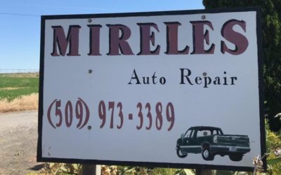 Mireles Auto Repair Sign